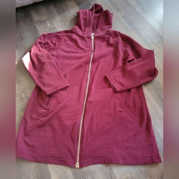 Zenana two way Zipper jacket hoody size 2X - Picture 3 of 8